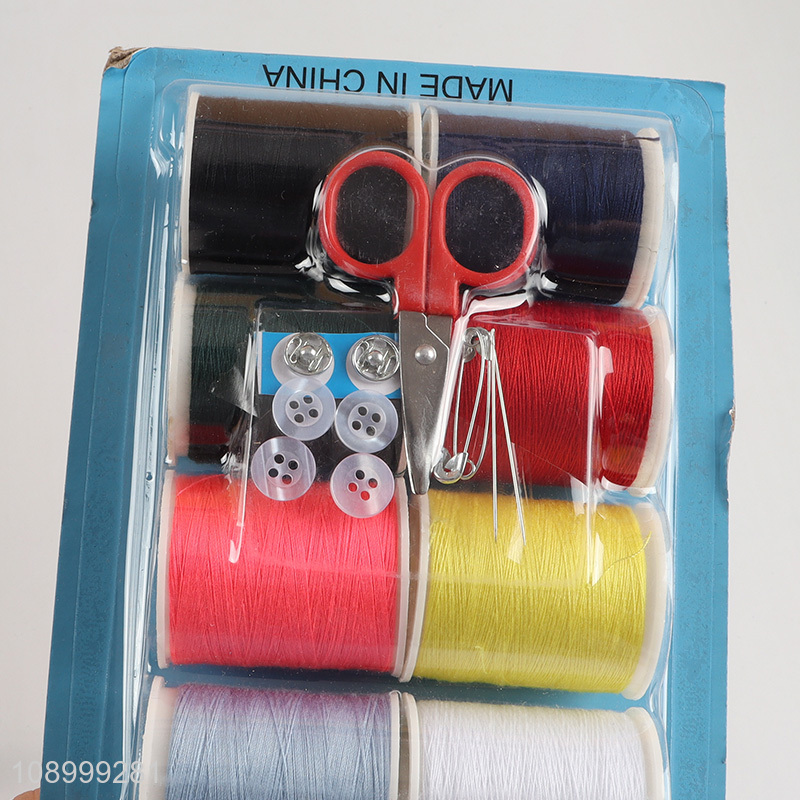 Hot Selling Home Sewing Kit with Sewing Thread, Sewing Needle & Scissors