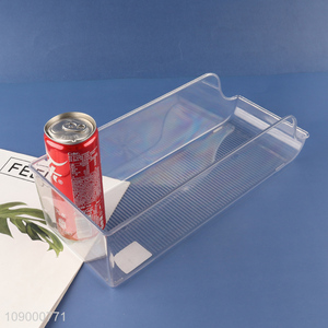 New Product Clear Plastic Canned Food Pop Beverage Container for Fridge