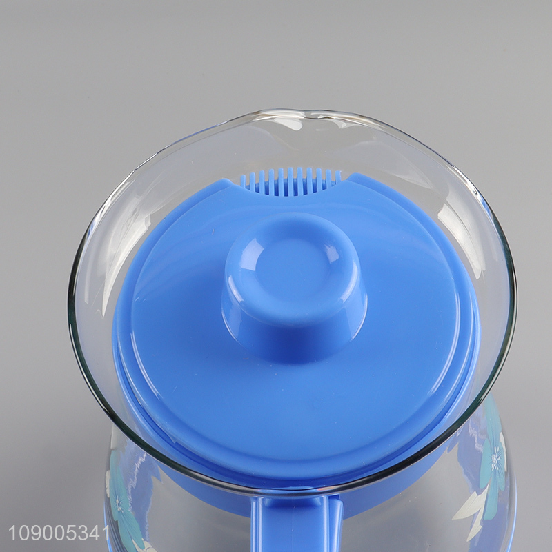 Top selling 1500ml large capacity glass tea pot water pot