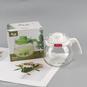 Hot items household glassware 750ml tea pot water pot