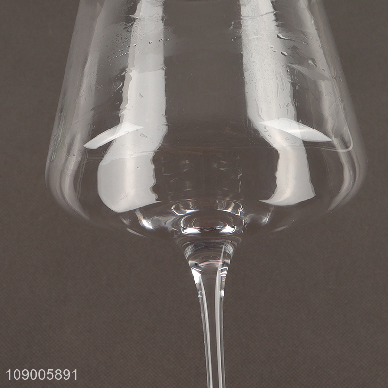 Hot selling clear unbreakable glass red wine glasses champagne glasses