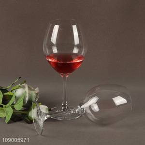 Factory supply clear glass unbreakable red wine glasses champagne glasses