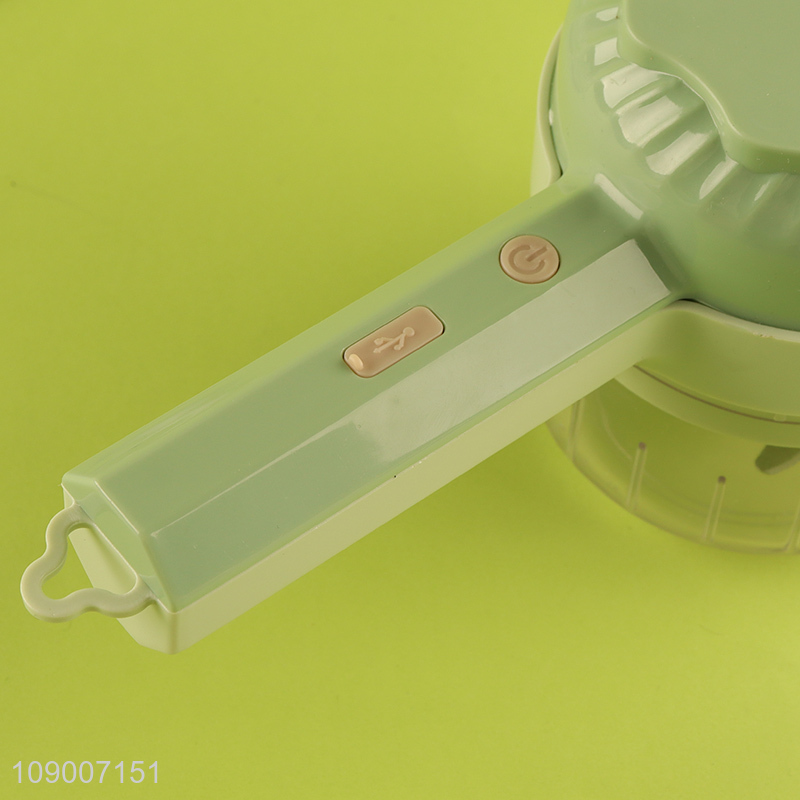 China Product Electric Vegetable Cutter Set Food Chopper for Apple Garlic