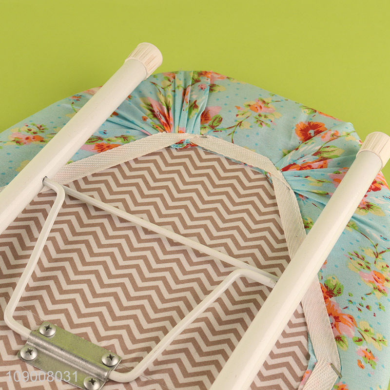 New Product Floral Print Folding Tabletop Ironing Board with Iron Rest