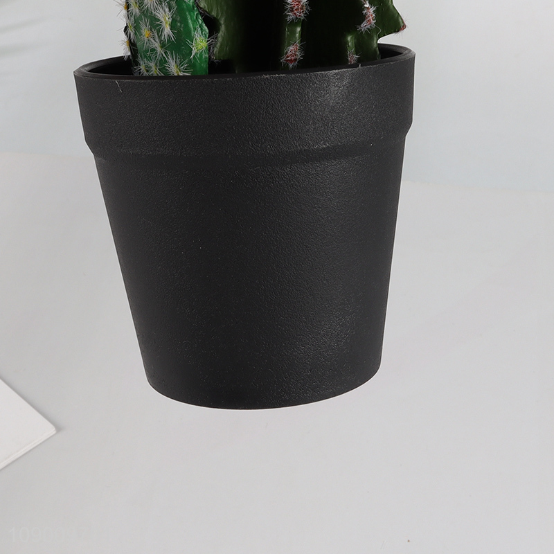 Factory direct sale natural artificial potted cactus for home office decor