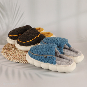 Hot products multicolor fashionable men winter warm home slippers