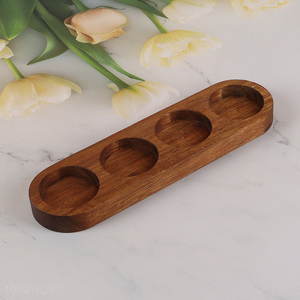 China factory household wood spice bottles kitchen storage tray