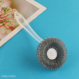 Good Quality Long Handle Pot Dish Brush for Kitchen Cleaning