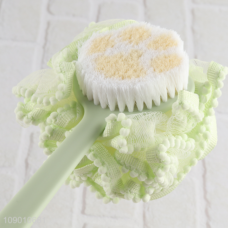 Good Quality Double Sided Bath Brush Loofah Body Scrubber for Shower