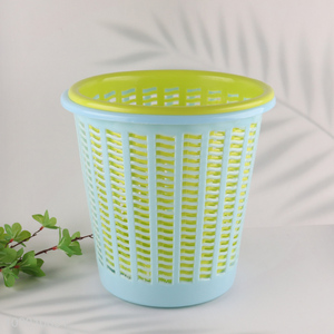 New Product Plastic Garbage Can Waste Basket Trash Can Garbage Container