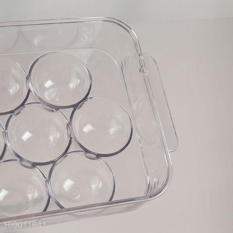 Top products clear home kitchen egg storage box egg tray