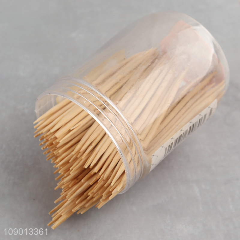 Hot Sale 300 Count Eco-Friendly Natural Bamboo Toothpicks for Restaurant