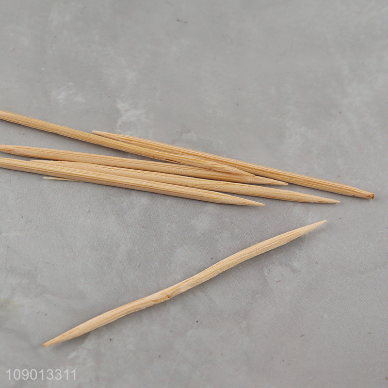 Good Quality 300 Count Disposable Bamboo Toothpicks Bamboo Food Picks