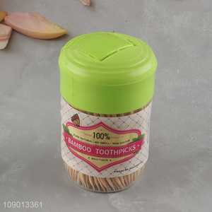 Hot Sale 300 Count Eco-Friendly Natural Bamboo Toothpicks for Restaurant