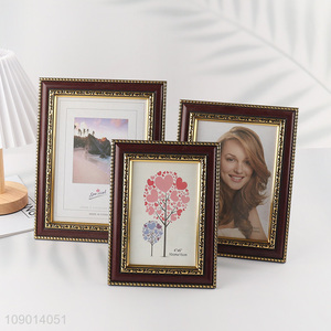 New Arrival 4X6 5X7 6X8 Inch Plastic Photo Frame for Tabletop Display