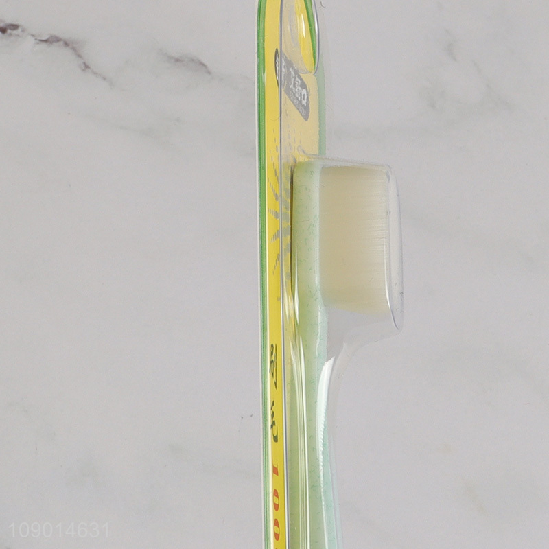 Yiwu market adult soft bristle adult gum protection toothbrush for sale