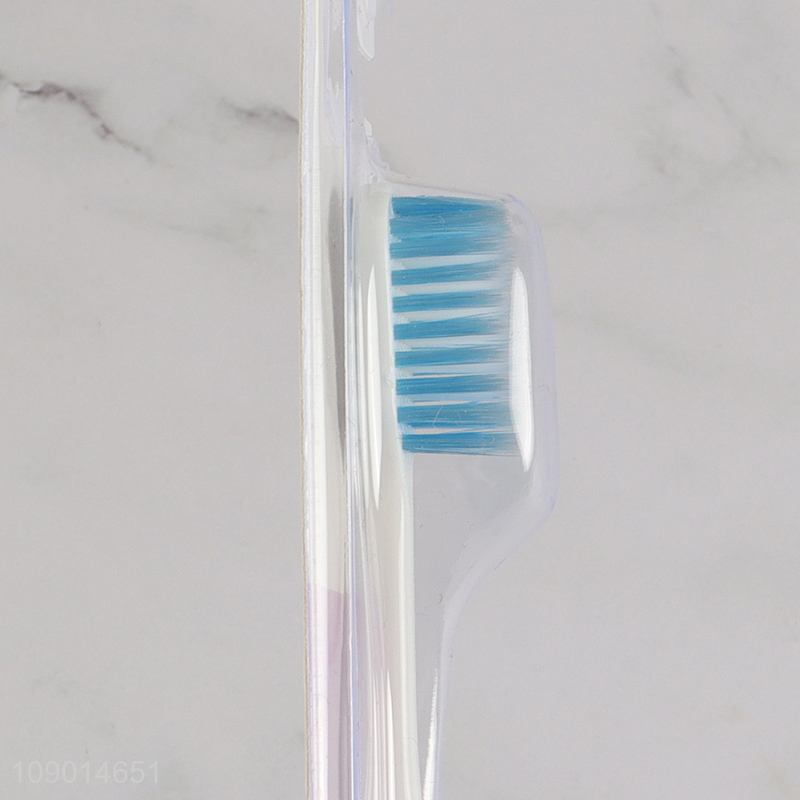 China wholesale multicolor soft bristle adult toothbrush for oral care