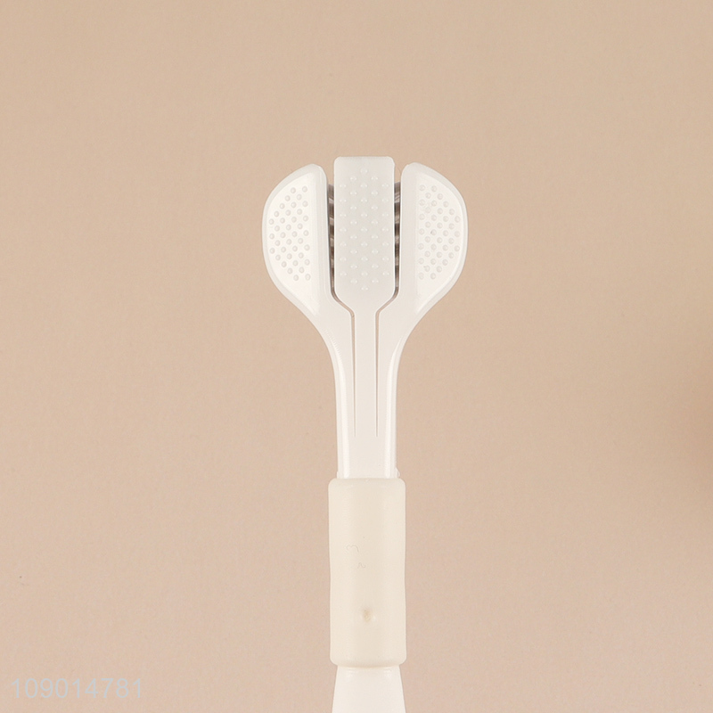 Yiwu market sensitive teeth adult 3sides toothbrush for oral care