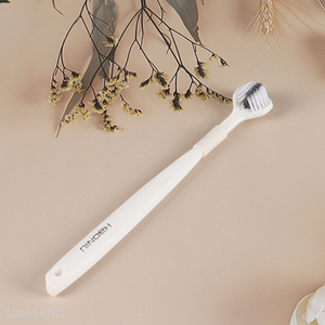 Yiwu market sensitive teeth adult 3sides toothbrush for oral care