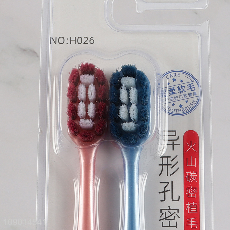 Good selling adult soft bristle oral care toothbrush with plastic handle