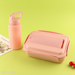 Factory Supply Lunch Box and Water Bottle Set for Kids Boys Girls