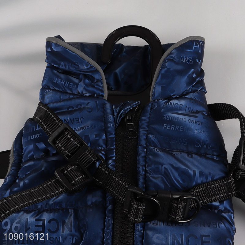 Top selling waterproof winter warm pet clothes pet quilted coat