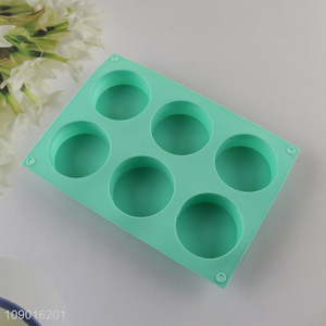 Wholesale 6-Cavity Silicone Cake Molds Reusable Silicone Molds for Soap