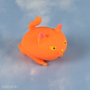 China wholesale <em>cat</em> shape non-toxic tpr squeeze toys for stress relief