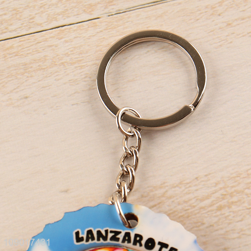 High Quality Keychain Souvenir Lanzarote Souvenir Keyring Key Chain Gifts