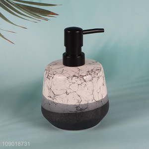 China products bathroom accessories ceramic liquid soap dispenser for household