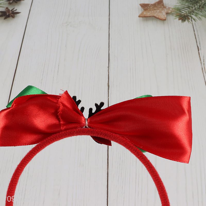 Top quality Christmas party supplies girls Christmas hair hoop hair accessories