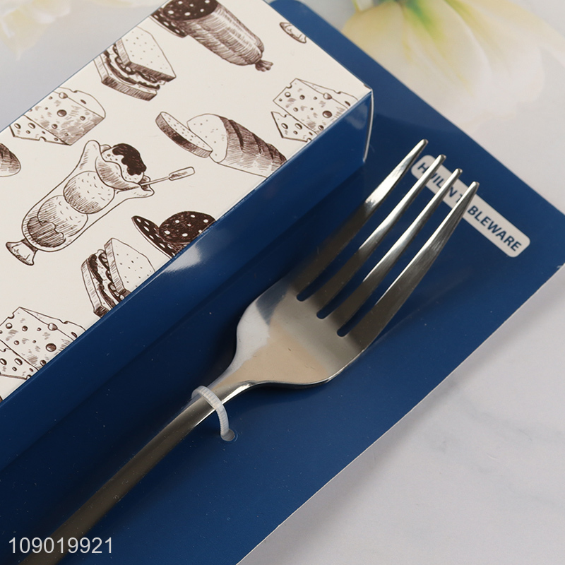 Online Wholesale 6PCS Silverware Cutlery Stainless Steel Dinner forks Set