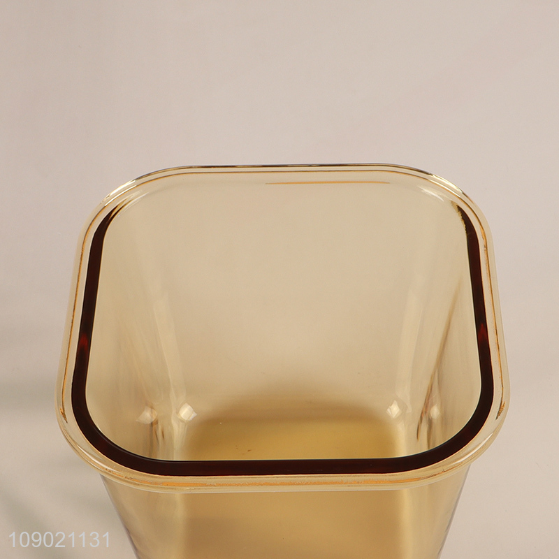 Good selling square heat-resistant glass food container preservation box wholesale