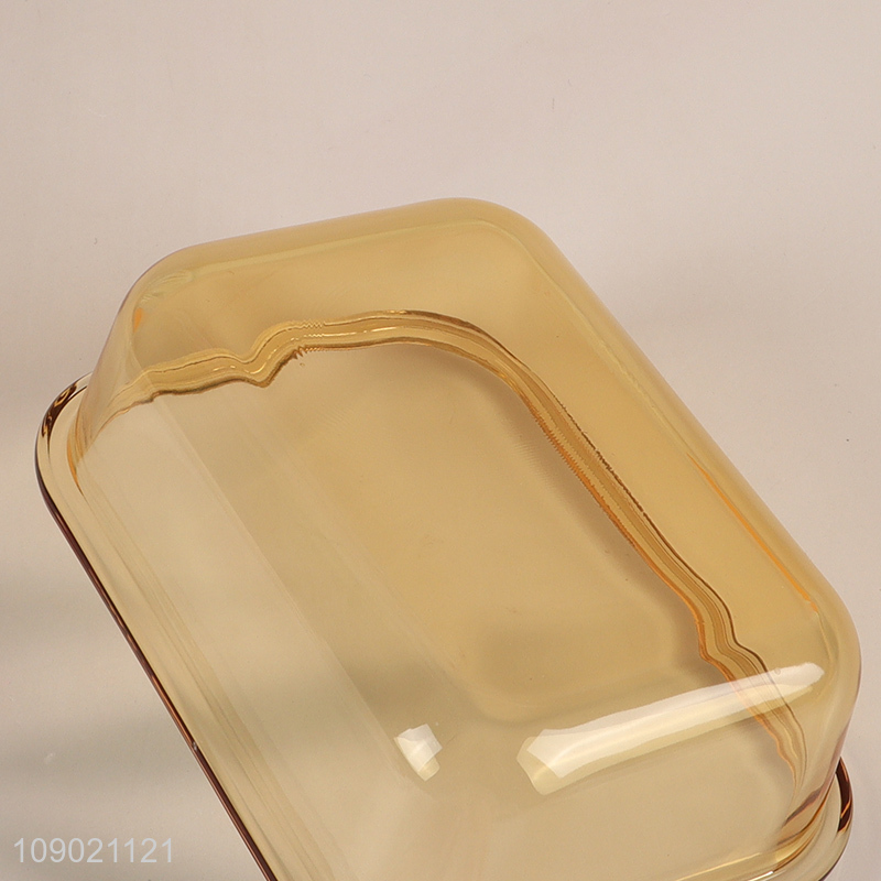 Top products glass rectangle heat-resistant food container crisper for sale