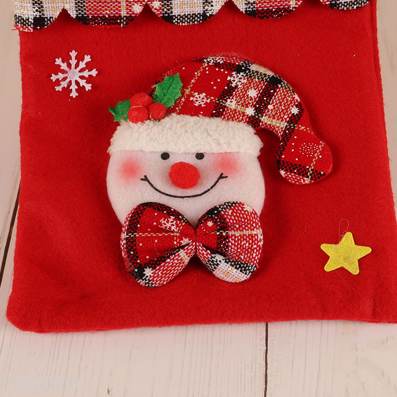 China wholesale Christmas snowman tote bag candy gifts bag