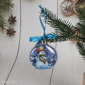 New products xmas tree hanging ornaments mini photo frame ball for Christmas decoration