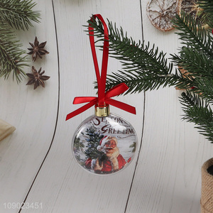 Top selling creative Christmas decoration hanging mini photo frame ball