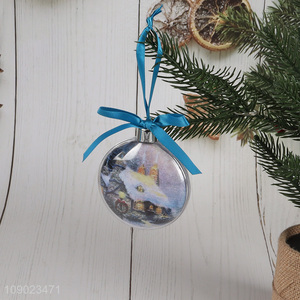 Most popular Christmas tree hanging ornaments photo frame ball for sale