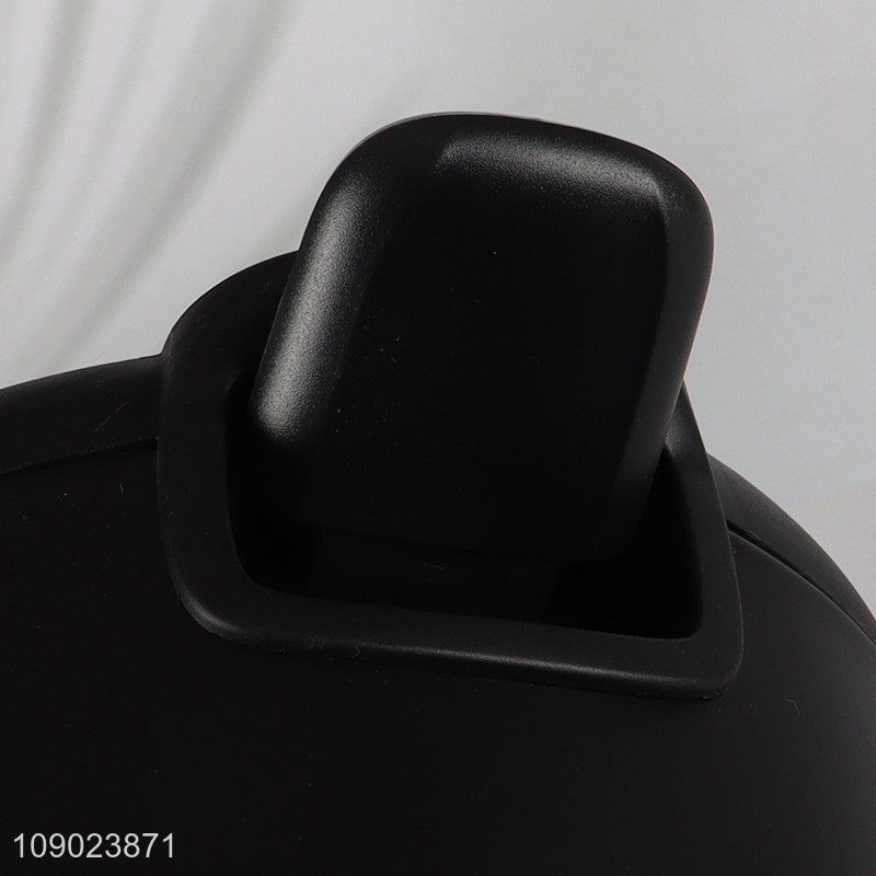 China factory household black pedal waste bin trash bin for sale