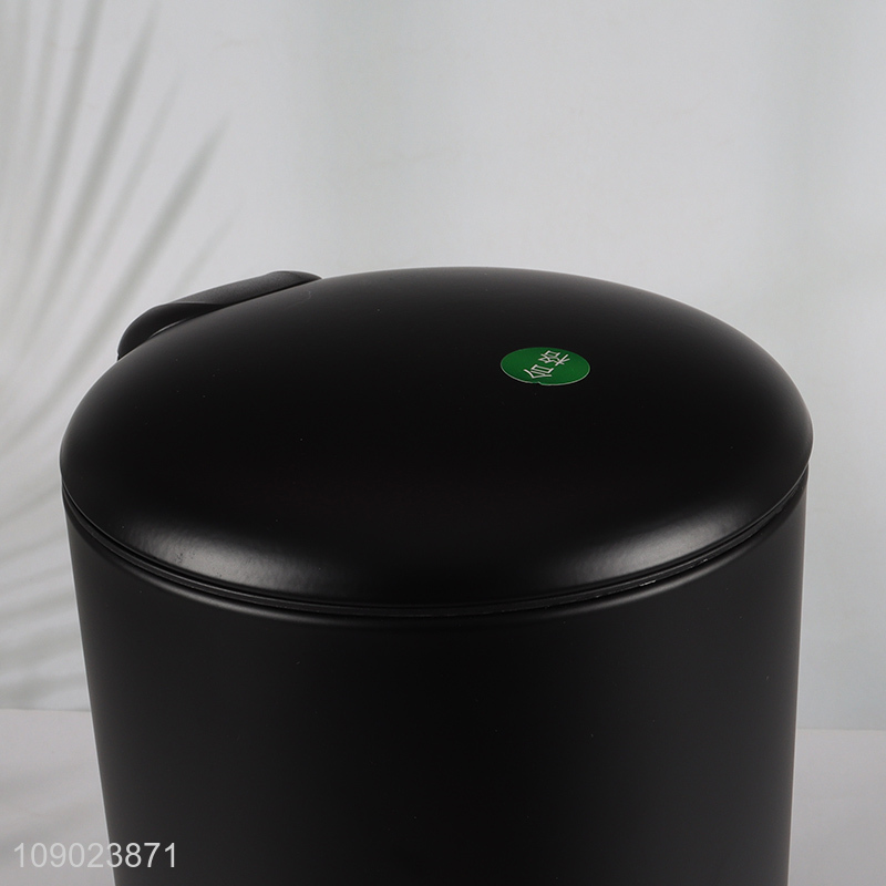 China factory household black pedal waste bin trash bin for sale