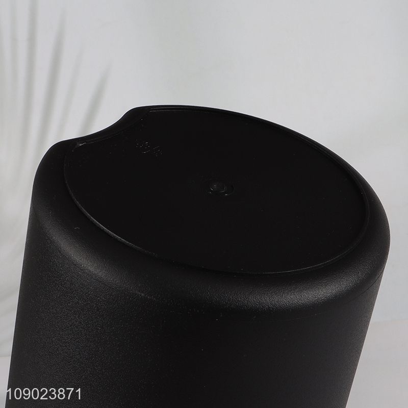 China factory household black pedal waste bin trash bin for sale