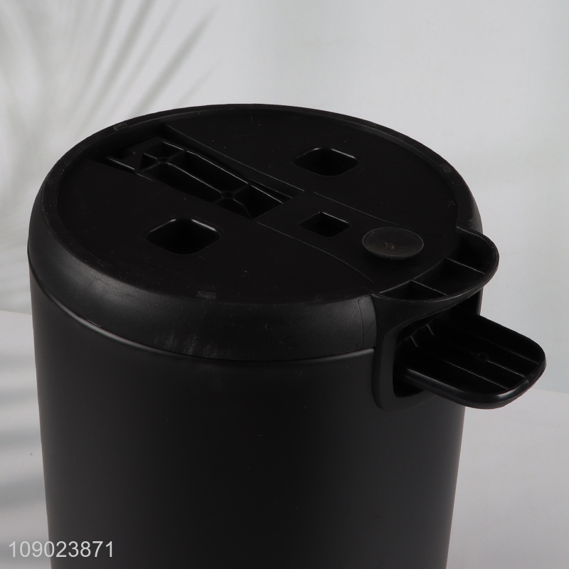 China factory household black pedal waste bin trash bin for sale