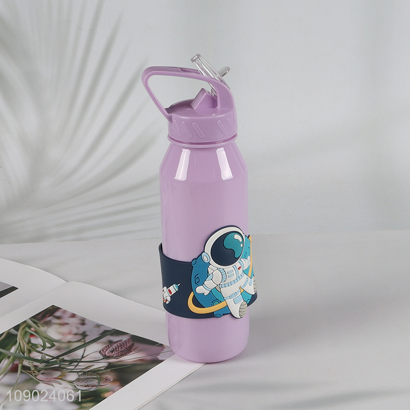 Popular products multicolor portable plastic water bottle with handle