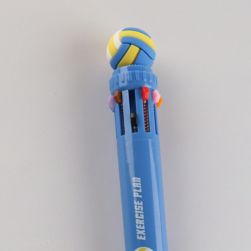 High Quality 10-In-1 Retractable Ballpoint Pen Cute Ballpoint Pen for Kids