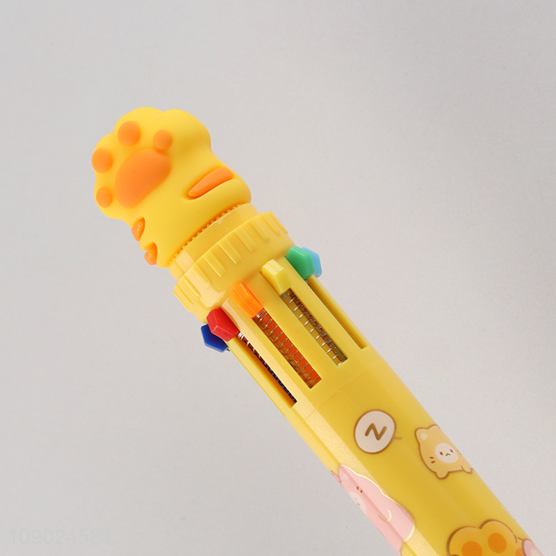 Online Wholesale 10-In-1 Multicolor Ballpoint Pen Cute Cartoon Ballpoint Pen