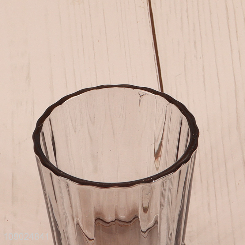 Best selling clear glass cups candles holder empty cup wholesale