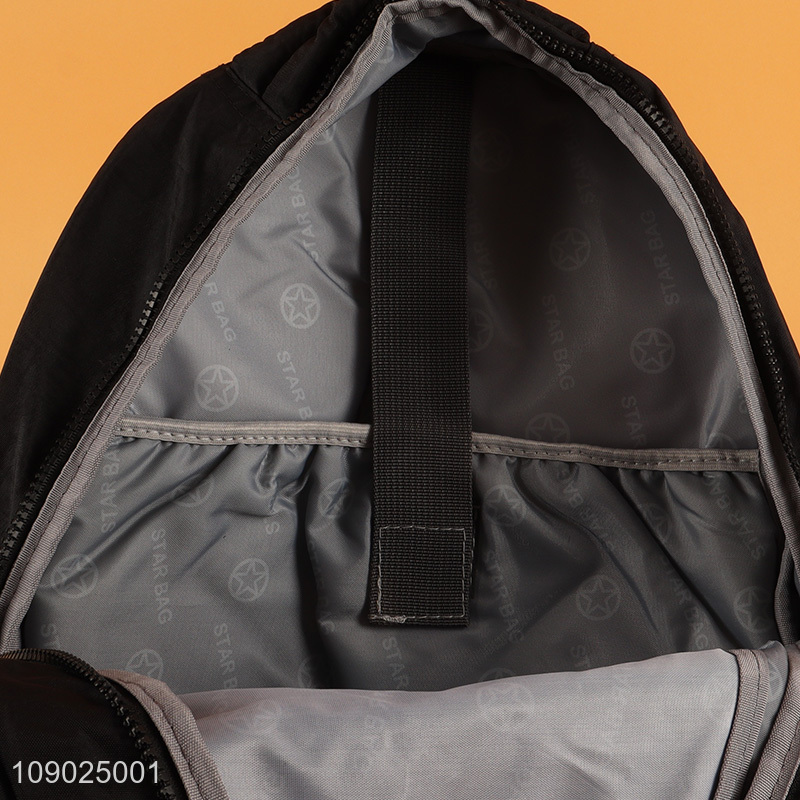 New product black lightweight Oxford cloth waterproof school bag backpack bag