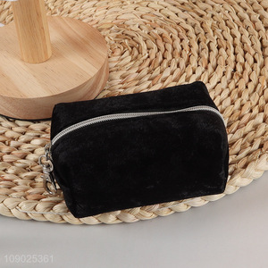 Low price black women portable travel cosmetic bag makeup bag for sale