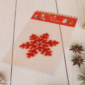 New Arrival PVC Christmas Window Clings Reusable Window Decals Stickers