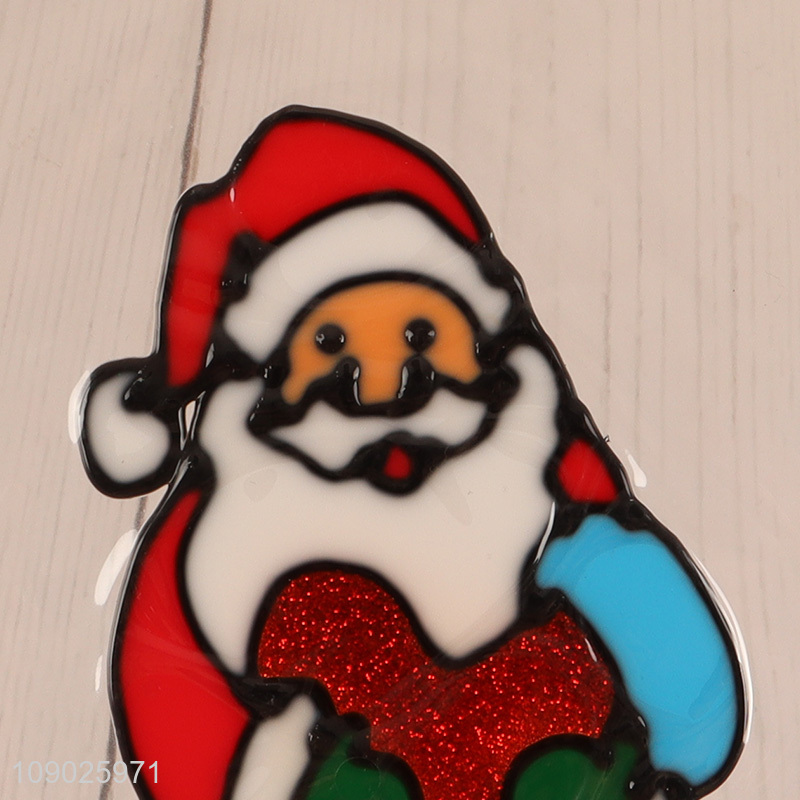 High Quality PVC Christmas Window Clings Xmas Window Decals for Kids